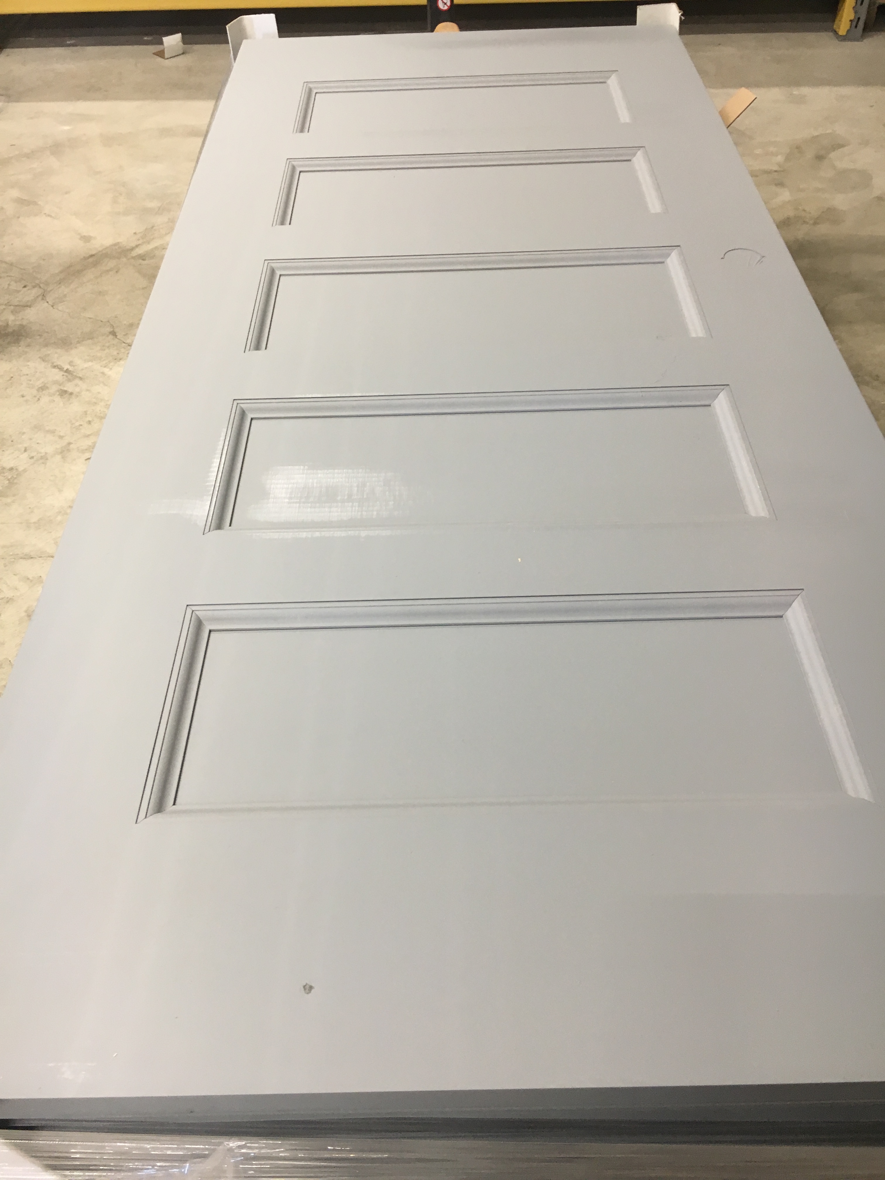 De Lafontaine Fire Rated Steel Doors, Recessed Panel with Steel Moldings to emulated wood doors