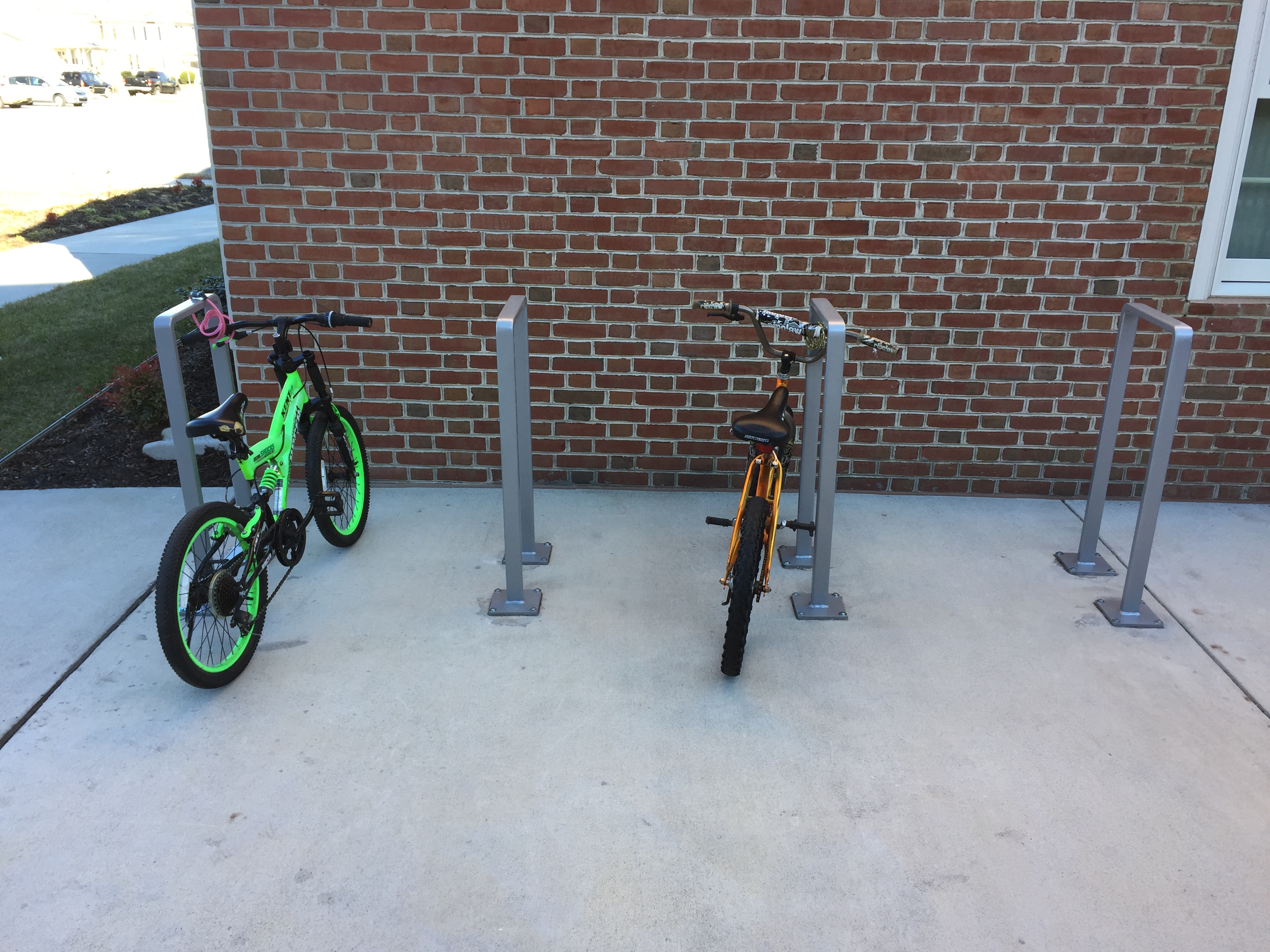 Delmar Library Bike Racks